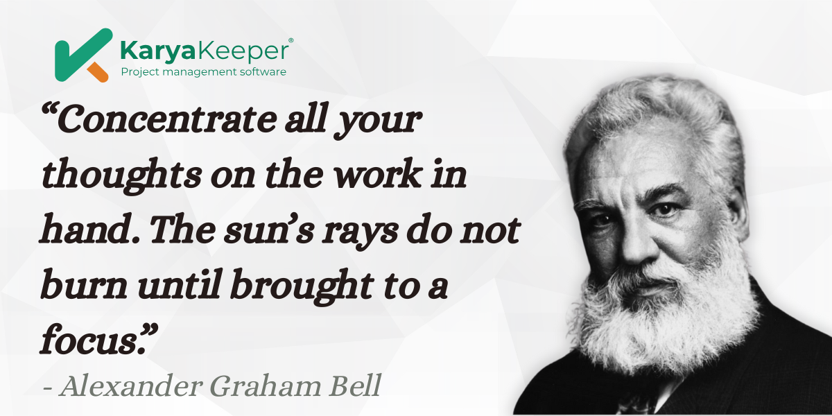 Time Quote Alexander Graham Bell - Karya Keeper