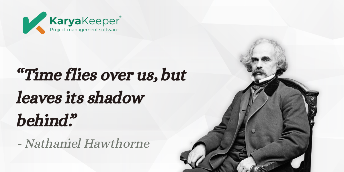 Time Quote Nathaniel Hawthorne - Karya Keeper