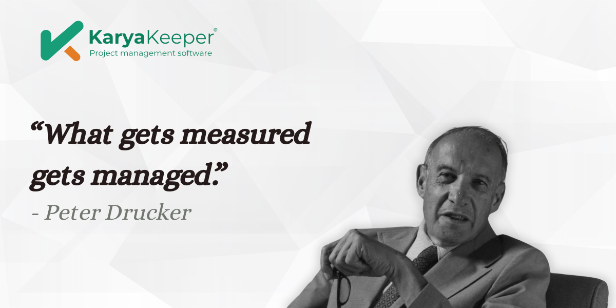 Time Quote Peter Drucker - Karya Keeper
