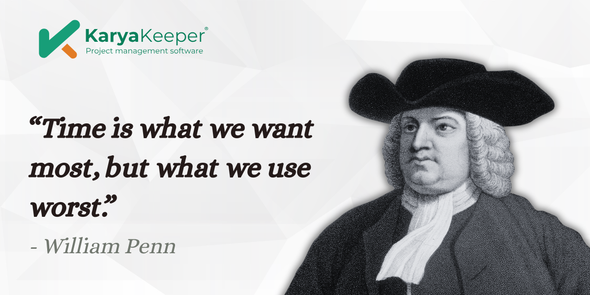 Time Quote William Penn