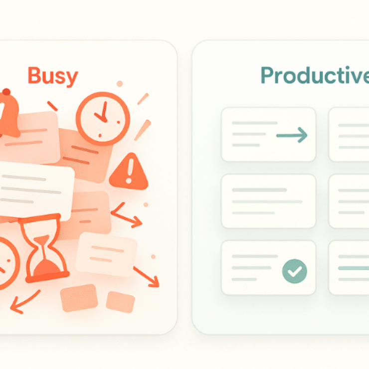 Busy vs Productive: How to Shift Your Focus and Finally Get Real Results