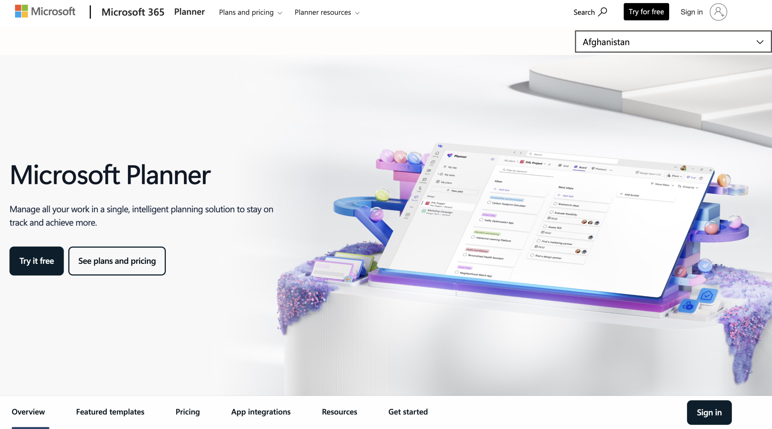 Microsoft Project Planner